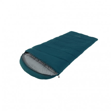 Easy Camp Raven I Square XL 5°C | Sleeping Bag | 220 x 100 cm | Temperature -8 to 9 °C | Left Zipper