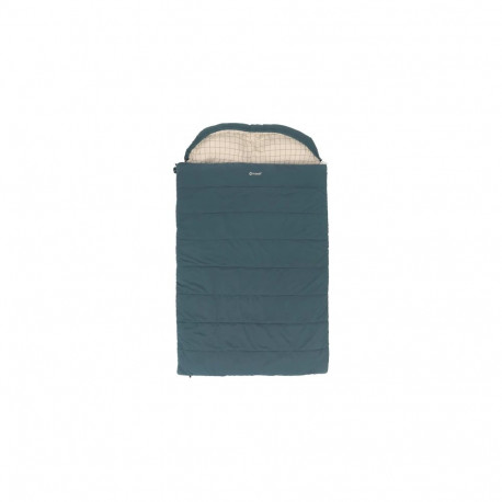 Outwell magamiskott Camper Lux Double 235x150cm -16–5°C mõlemalt poolt tõmblukuga, sinine