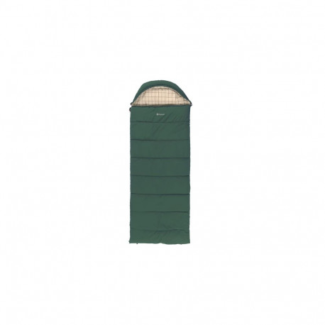 Outwell Camper Prime Green | Sleeping Bag | 235 x 90 cm | -15 to 5 °C | Right Zipper