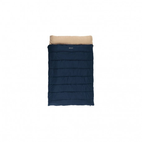 Outwell Contour Lux Deep Blue | Sleeping Bag | 220 x 145 cm | -22 to 12 °C | Both Side Zipper