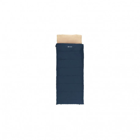 Outwell Contour Lux Deep Blue | Sleeping Bag | 220 x 85 cm | -19 to 15 °C | Right Zipper