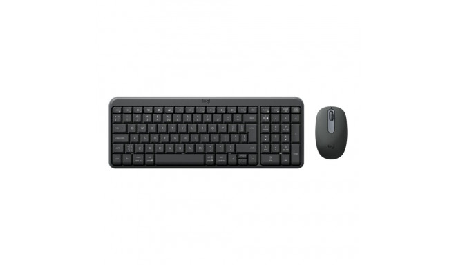 Logitech juhtmevaba klaviatuur ja hiir MK250 US, grafiit