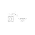 MULTIBRACKETS Pro Series - Ceiling Plate with Plastic Cover