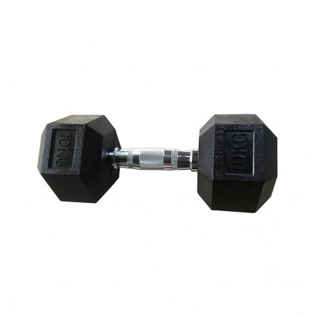 Kummist kuusnurkne hantel YLDB35 10kg