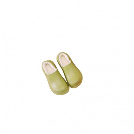 SLIPP WITH FUR TRMY209 WOM 40/41 GREEN