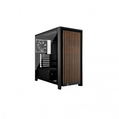 Frame arvutikorpus 4000D RS Wood Mid-Tower, must/pähklipuu