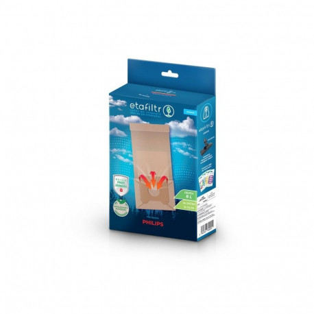 ETA Dust bags for AEG, Electrolux and Philips vacuum cleaners | PHI5 | 4 pc(s) | Brown