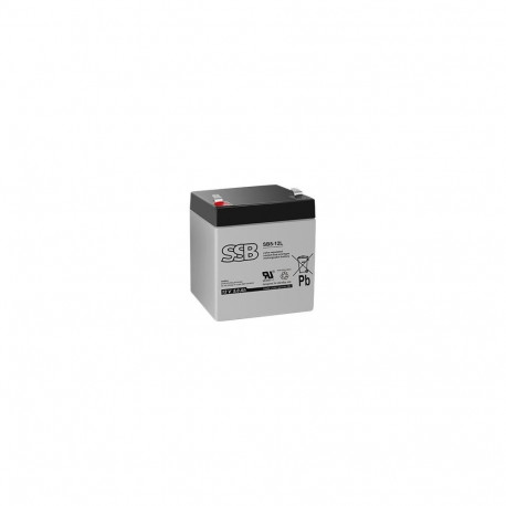 SSB laetav aku SB 5-12L 12V/5Ah faston 6.3mm