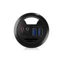 ICY BOX USB hub IB-HUB1404A, black