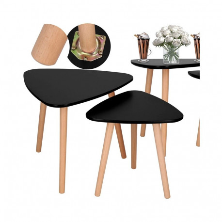 COFFEE TABLE SET HF0014 51X45 39X40