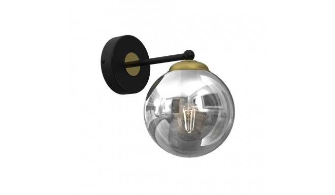 WALL LIGHT BURSA E14 BLACK/GOLD