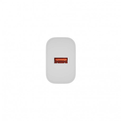 Charger - Natec Ribera 1X USB-A 18W Quick Charge 3.0 Wall Charger White
