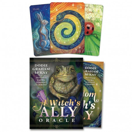 Oracle Card Deck - Llewellyn A Witch's Ally 48 Animal Spirit Cards Multicolor