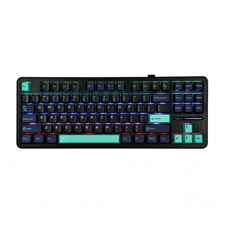 Keyboard - AULA Gasket F87 Pro 87 Keys Wireless RGB Backlighting Black