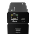 Audio Decoder - Lindy 2ch Dante to HDMI ARC Decoder, 96kHz, RJ45 Input, HDMI Output, Black