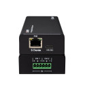Audio Encoder - Lindy 2ch Analog Audio to Dante® Encoder, 96kHz, RJ45 Output, Black
