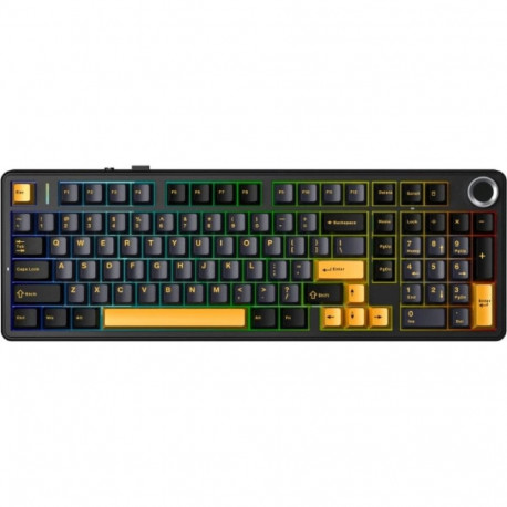 Gaming Keyboard - AULA F99 Pro Thunder RGB Mechanical Wireless 8000 mAh Black