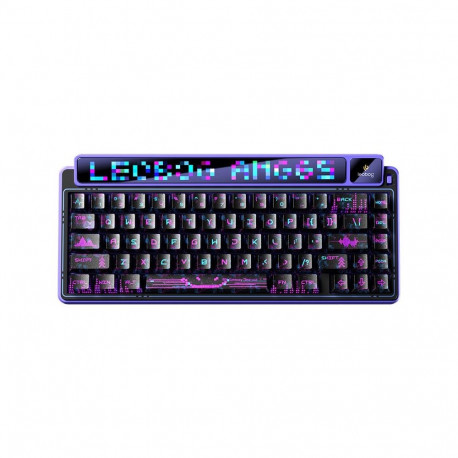 Keyboard - AULA AMG65 65% Mechanical RGB, Wired/Wireless, 8000 mAh, Purple