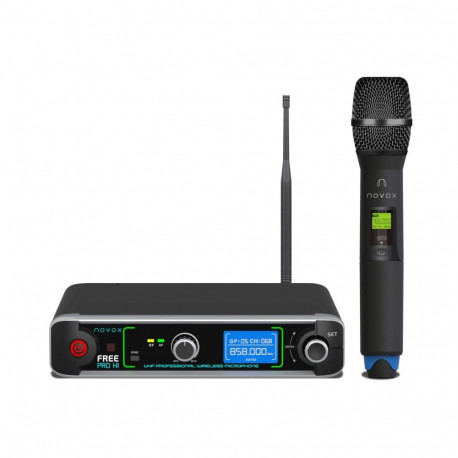 Wireless Microphone System - Novox FREE PRO H1 UHF Handheld 100m