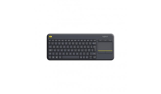 Wireless Keyboard - Logitech K400 Plus Mini Touchpad Black