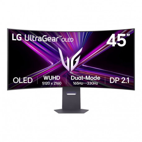 LG 45GX950A-B UltraGear™ 45" OLED WUHD Curved 5120x2160/21:9/0.03ms/275cd/m2/DisplayPort HDMI Headph