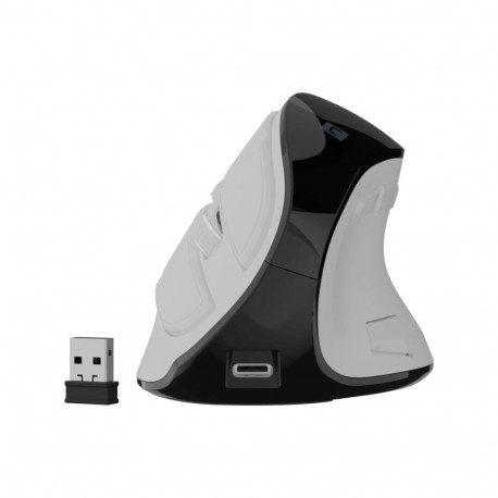 Natec Euphonie Pro juhtmevaba hiir 2.4 GHz, Bluetooth valge