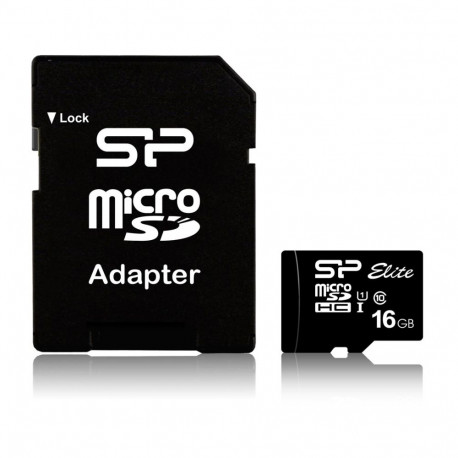 Silicon Power Elite mälukaart 16 GB MicroSDHC Class 10 UHS-I