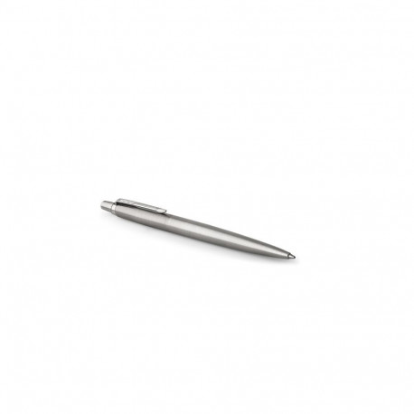 Geelpliiats Parker Jotter Stainless Steel CT, 0,7mm, must