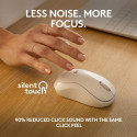 MOUSE BLUETH OPTICAL M240/SIL WHITE 910-007120 LOGITECH