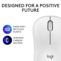 MOUSE BLUETH OPTICAL M240/SIL WHITE 910-007120 LOGITECH