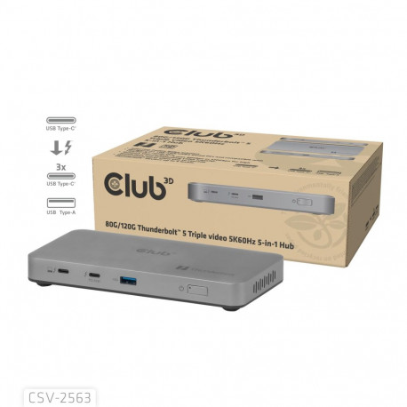 I/O HUB THUNDERBOLT 5IN1/180W CSV-2563 CLUB3D