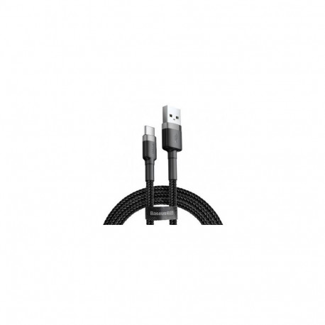 Baseus CABLE USB TO USB-C 2M/GRAY/BLACK CATKLF-CG1
