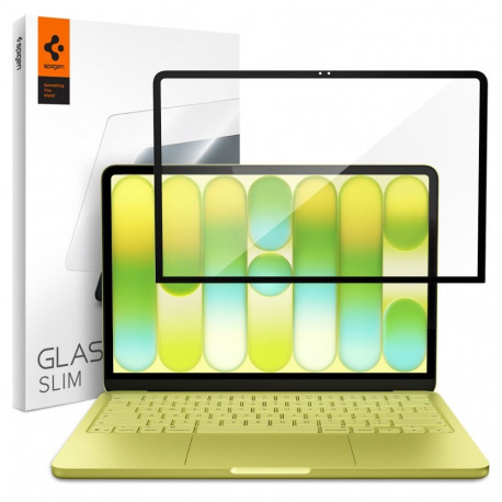 Szkło hartowane Spigen Glas.tR Slim FC na MacBook Neo 13" 2026 - czarne