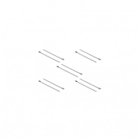 DeLOCK 18772 cable tie Stainless steel Metallic 10 pc(s)