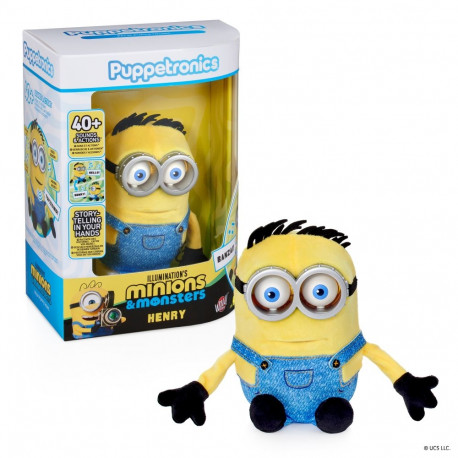 REAL FX MINIONS Palm Puppetronic interactive toy - Henry