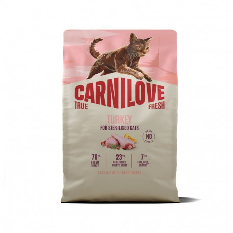 Carnilove True Fresh Turkey Sterilised cat food 2kg