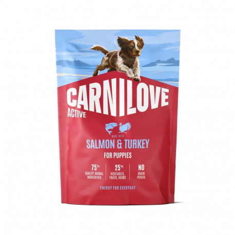 Carnilove Active Salmon & Turkey Puppy dog food 1,5kg