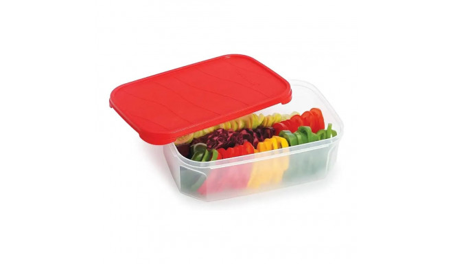 Cello food freeze container 3300ml | red