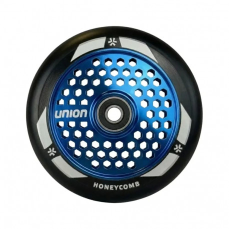 Ratas tõukerattale UNION Honeycomb Pro Scooter Wheel 110mm, Chrome/Blue