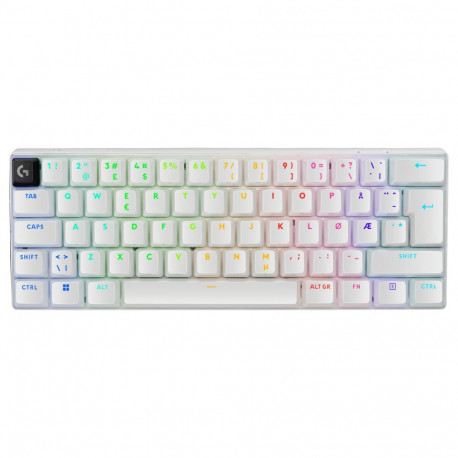 "LOGITECH PRO X 60 LIGHTSPEED Wireless Gaming Keyboard Tactile - White - NORDIC-613 (PAN)"