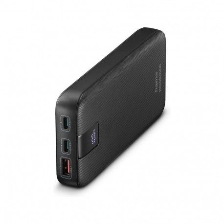 Hama akupank PD 10 10000mAh 3 väljundiga, antratsiit