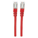 "Patchkabel Cat6a-Stecker/Cat7-Rohkabel 2m rot"