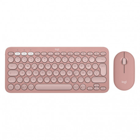 "Logitech Pebble 2 Combo, Rosa, Deutsch, 920-012205"