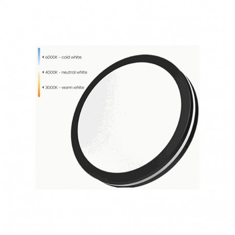 Visional LED Waterproof luminaire 30W, 3CCT, 3600Lm, IP65, Ø 300 x 55 mm