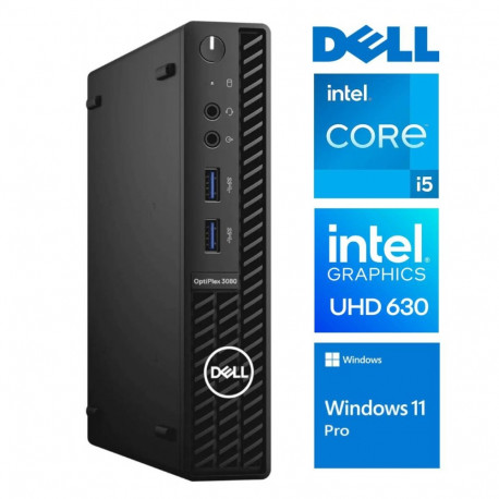 DELL 3080 Micro i5-10500T 8GB 256SSD M.2 NVME WiFi WIN11Pro