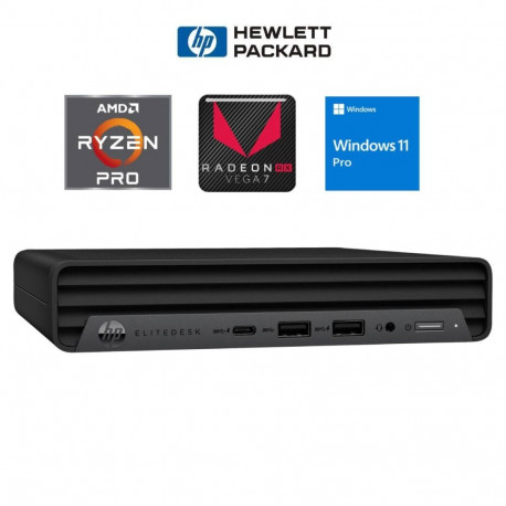 HP 805G8 Mini Ryzen 5 PRO 5650G 8GB 256SSD M.2 NVME WiFi WIN11Pro