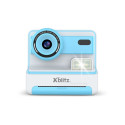 FLASH BLUE INSTANT CAMERA WITH THERMAL PRINTER FOR CHILDREN
