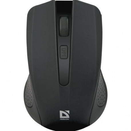 MOUSE DEFENDER ACCURA MM-935 RF BLACK OPTICAL 1600DPI 4P