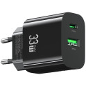 Charger T65 33W 1xUSB-C 1xUSB-A fast charging