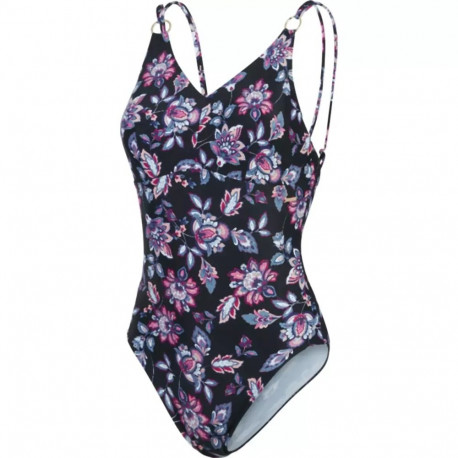 Ujumistrikoo Speedo Shaping Printed Strappy 1 Piece W must/roosa - 34